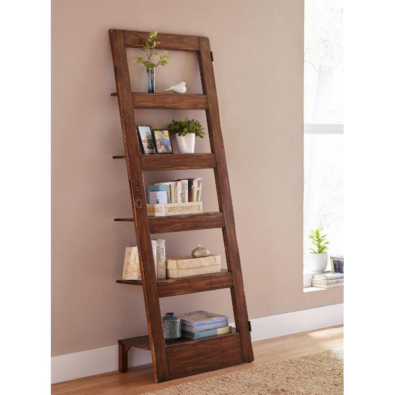 Gracie Oaks Rentas Ladder Bookcase Wayfair